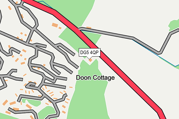 DG5 4QP map - OS OpenMap – Local (Ordnance Survey)