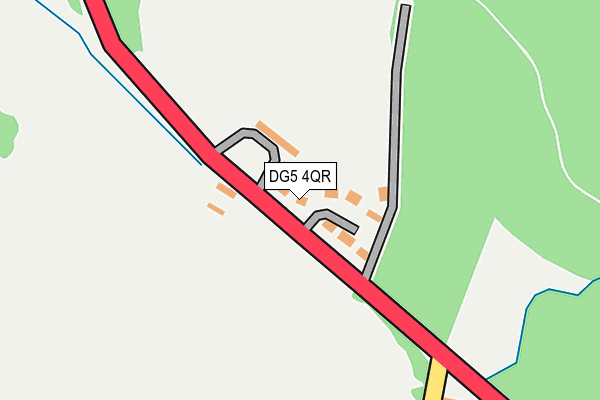 DG5 4QR map - OS OpenMap – Local (Ordnance Survey)