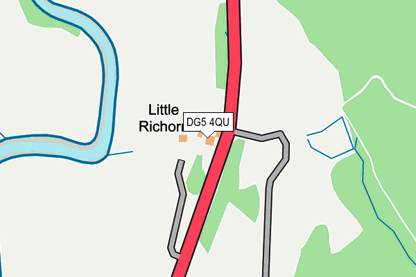 DG5 4QU map - OS OpenMap – Local (Ordnance Survey)