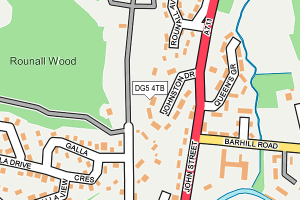 DG5 4TB map - OS OpenMap – Local (Ordnance Survey)