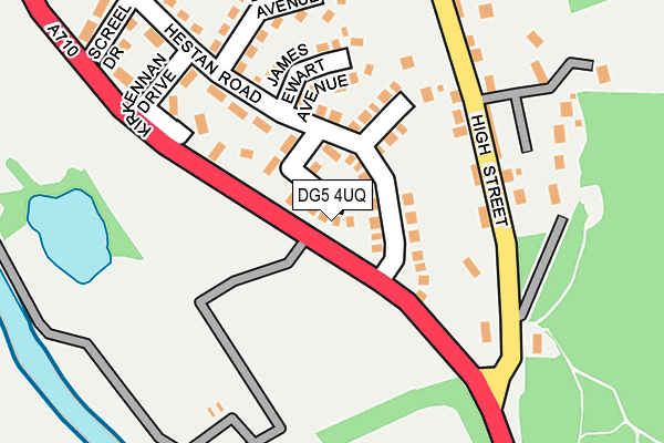 DG5 4UQ map - OS OpenMap – Local (Ordnance Survey)