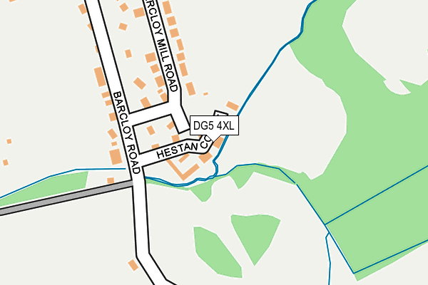 DG5 4XL map - OS OpenMap – Local (Ordnance Survey)