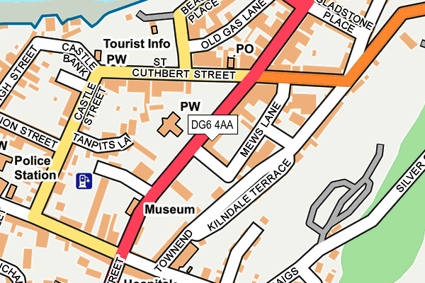 DG6 4AA map - OS OpenMap – Local (Ordnance Survey)