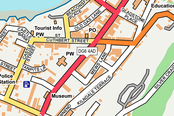 DG6 4AD map - OS OpenMap – Local (Ordnance Survey)