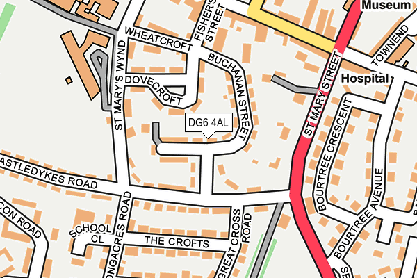 DG6 4AL map - OS OpenMap – Local (Ordnance Survey)