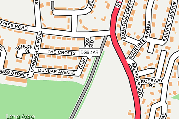 DG6 4AR map - OS OpenMap – Local (Ordnance Survey)