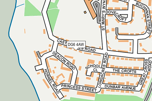 DG6 4AW map - OS OpenMap – Local (Ordnance Survey)