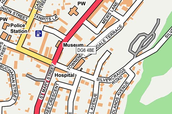 DG6 4BE map - OS OpenMap – Local (Ordnance Survey)