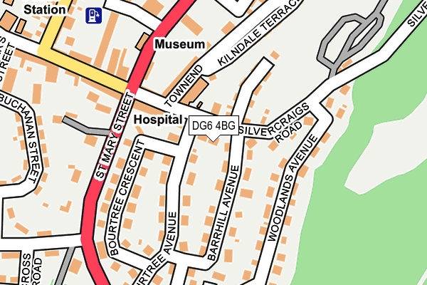 DG6 4BG map - OS OpenMap – Local (Ordnance Survey)
