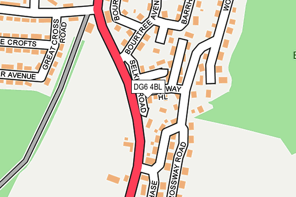 DG6 4BL map - OS OpenMap – Local (Ordnance Survey)