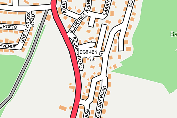 DG6 4BN map - OS OpenMap – Local (Ordnance Survey)