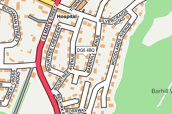 DG6 4BQ map - OS OpenMap – Local (Ordnance Survey)
