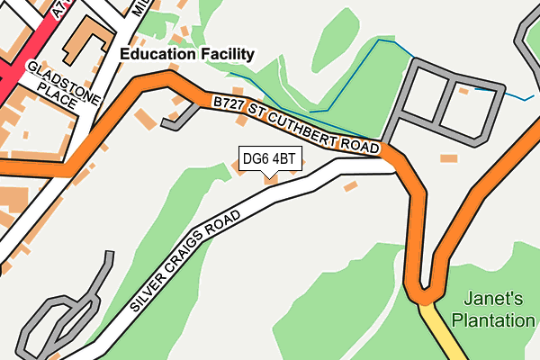 DG6 4BT map - OS OpenMap – Local (Ordnance Survey)