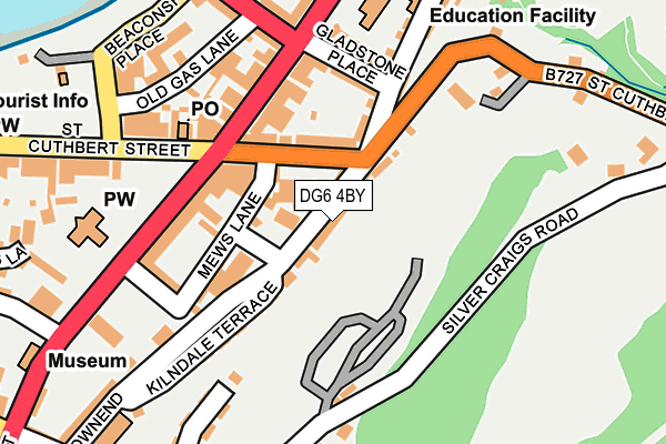 DG6 4BY map - OS OpenMap – Local (Ordnance Survey)