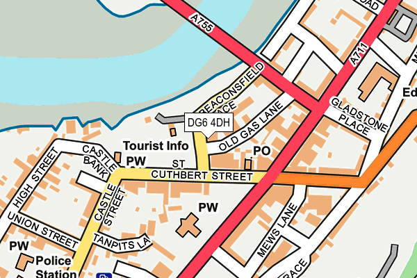 DG6 4DH map - OS OpenMap – Local (Ordnance Survey)