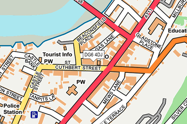 DG6 4DJ map - OS OpenMap – Local (Ordnance Survey)