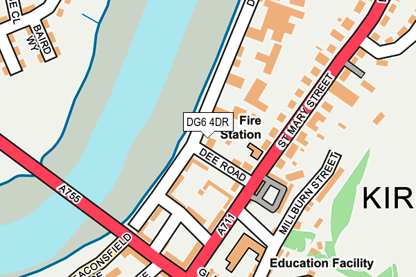 DG6 4DR map - OS OpenMap – Local (Ordnance Survey)