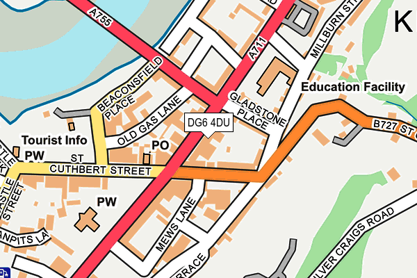 DG6 4DU map - OS OpenMap – Local (Ordnance Survey)