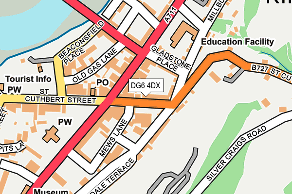 DG6 4DX map - OS OpenMap – Local (Ordnance Survey)