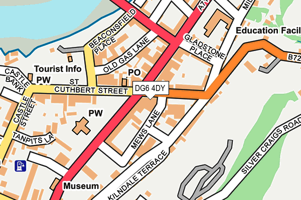 DG6 4DY map - OS OpenMap – Local (Ordnance Survey)