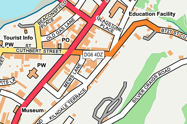 DG6 4DZ map - OS OpenMap – Local (Ordnance Survey)