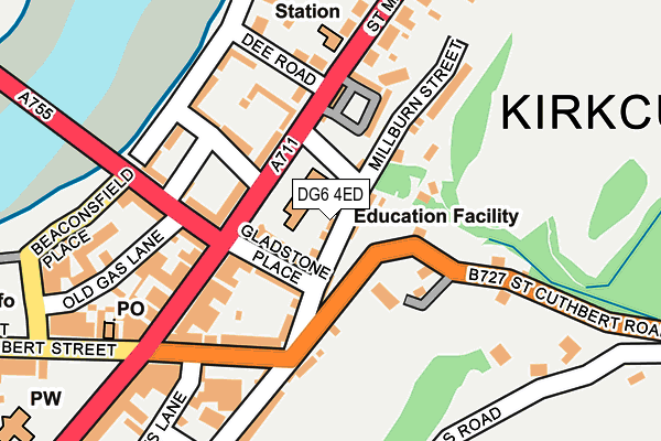 DG6 4ED map - OS OpenMap – Local (Ordnance Survey)