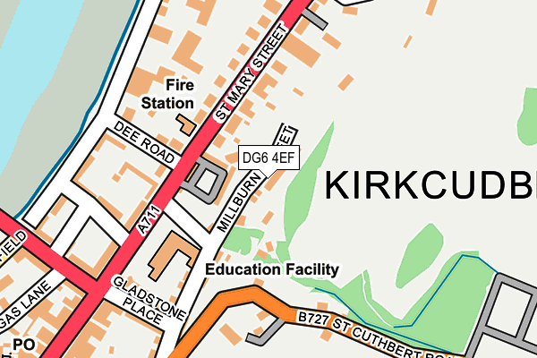 DG6 4EF map - OS OpenMap – Local (Ordnance Survey)