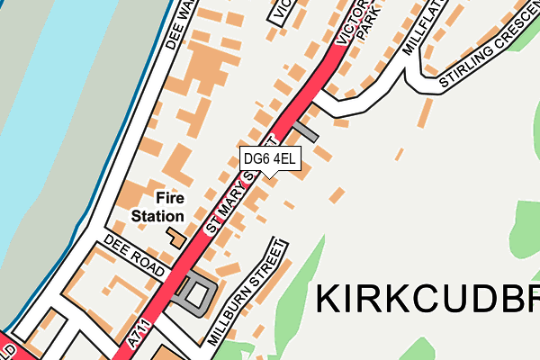 DG6 4EL map - OS OpenMap – Local (Ordnance Survey)