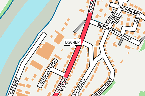 DG6 4EP map - OS OpenMap – Local (Ordnance Survey)