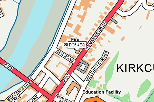 DG6 4EQ map - OS OpenMap – Local (Ordnance Survey)