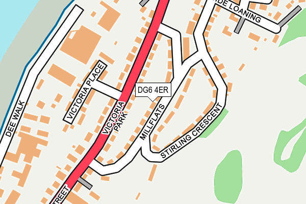 DG6 4ER map - OS OpenMap – Local (Ordnance Survey)