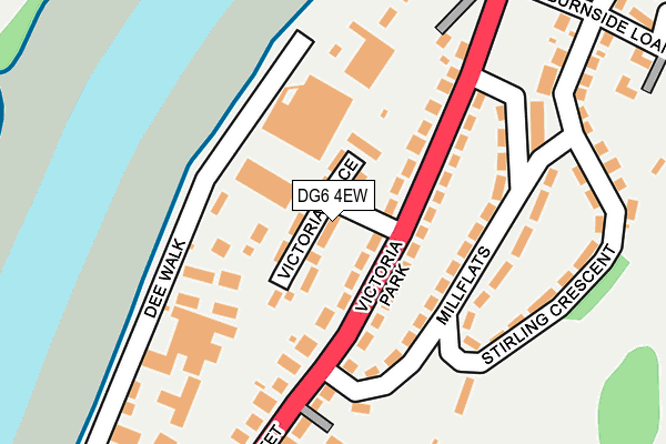 DG6 4EW map - OS OpenMap – Local (Ordnance Survey)