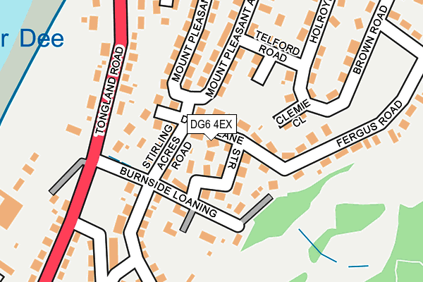 DG6 4EX map - OS OpenMap – Local (Ordnance Survey)