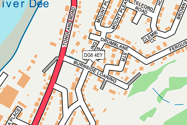 DG6 4EY map - OS OpenMap – Local (Ordnance Survey)