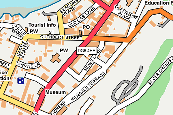 DG6 4HE map - OS OpenMap – Local (Ordnance Survey)
