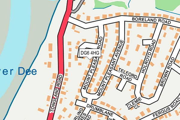 DG6 4HG map - OS OpenMap – Local (Ordnance Survey)