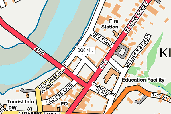 DG6 4HJ map - OS OpenMap – Local (Ordnance Survey)