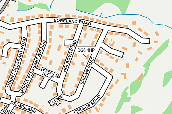 DG6 4HP map - OS OpenMap – Local (Ordnance Survey)