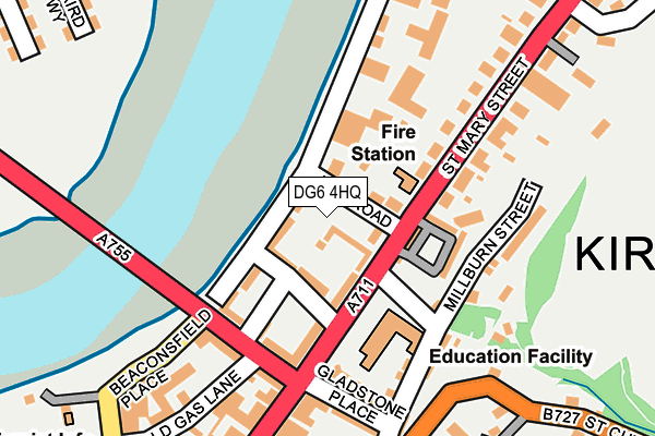 DG6 4HQ map - OS OpenMap – Local (Ordnance Survey)