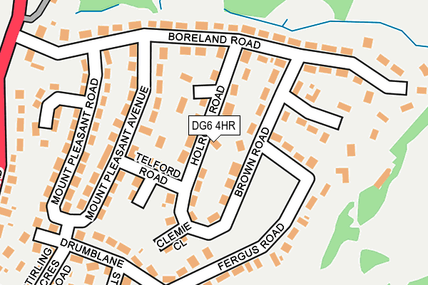 DG6 4HR map - OS OpenMap – Local (Ordnance Survey)