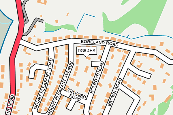 DG6 4HS map - OS OpenMap – Local (Ordnance Survey)