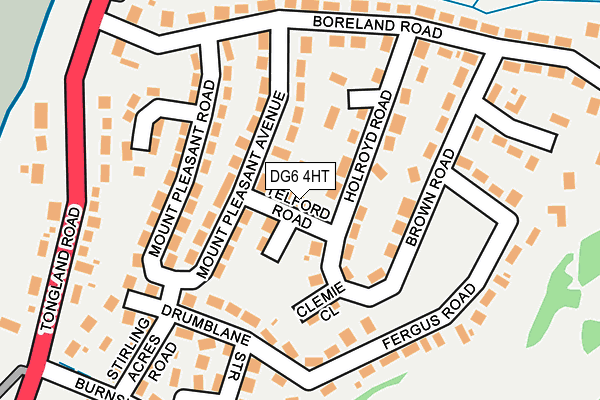 DG6 4HT map - OS OpenMap – Local (Ordnance Survey)