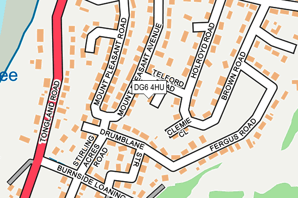 DG6 4HU map - OS OpenMap – Local (Ordnance Survey)