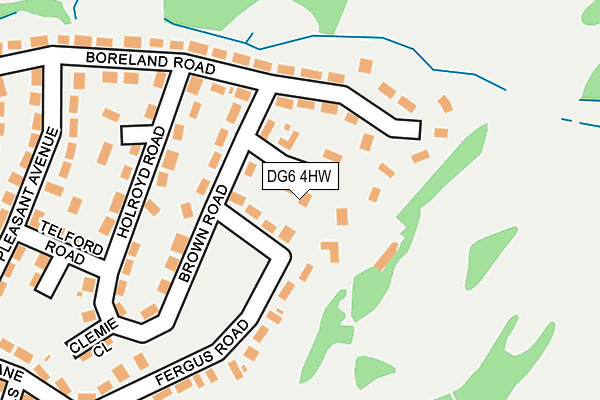 DG6 4HW map - OS OpenMap – Local (Ordnance Survey)