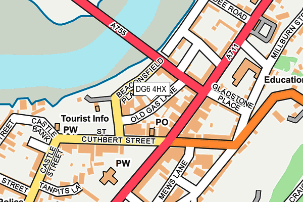 DG6 4HX map - OS OpenMap – Local (Ordnance Survey)