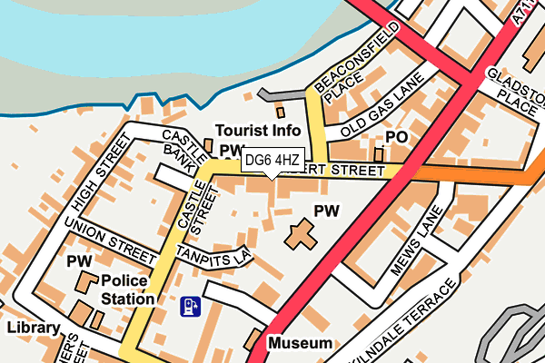 DG6 4HZ map - OS OpenMap – Local (Ordnance Survey)