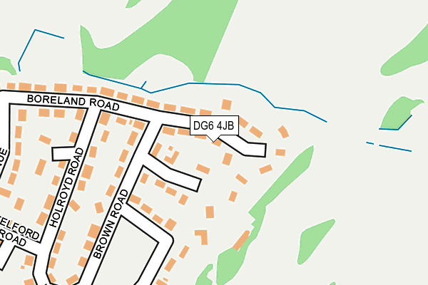 DG6 4JB map - OS OpenMap – Local (Ordnance Survey)