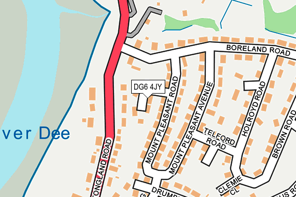 DG6 4JY map - OS OpenMap – Local (Ordnance Survey)