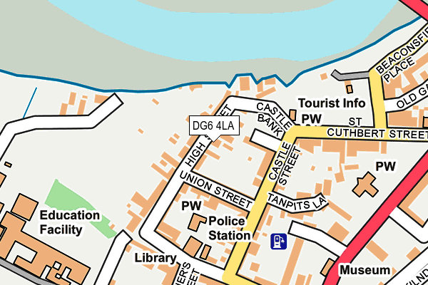 DG6 4LA map - OS OpenMap – Local (Ordnance Survey)