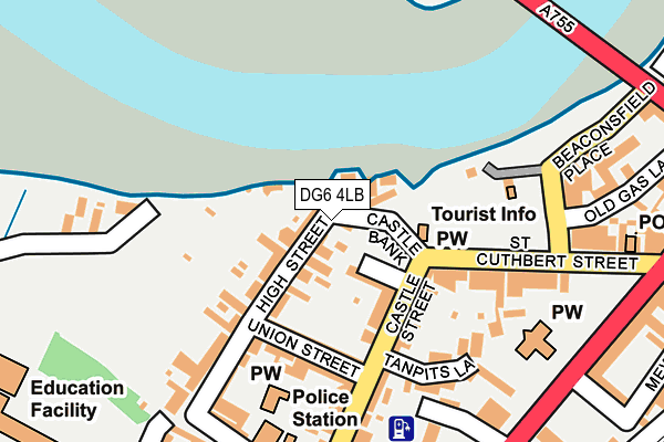 DG6 4LB map - OS OpenMap – Local (Ordnance Survey)